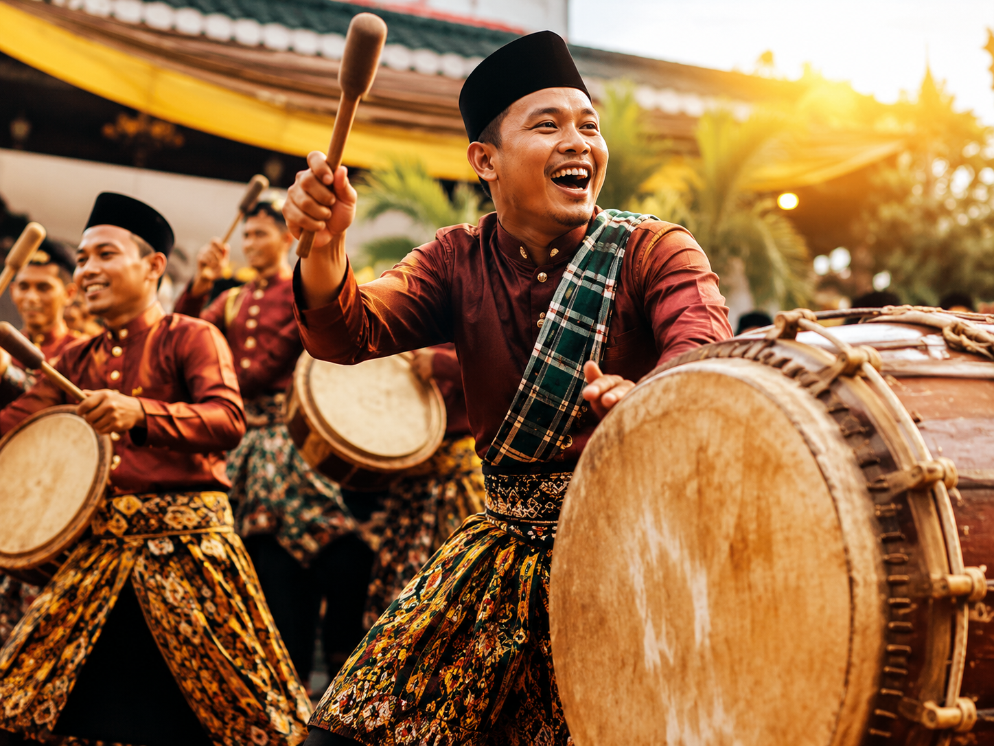 Adu Bedug dan Dondang sebagai tradisi perayaan warga