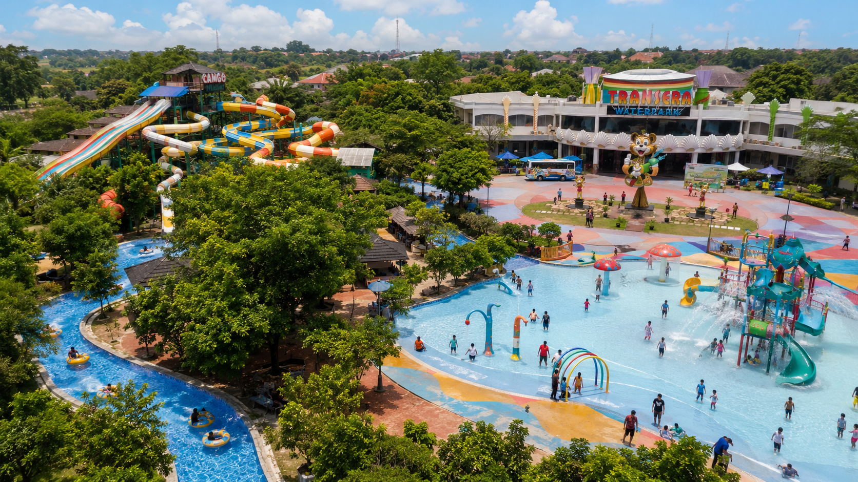 Transera Waterpark Bekasi sebagai wisata air keluarga